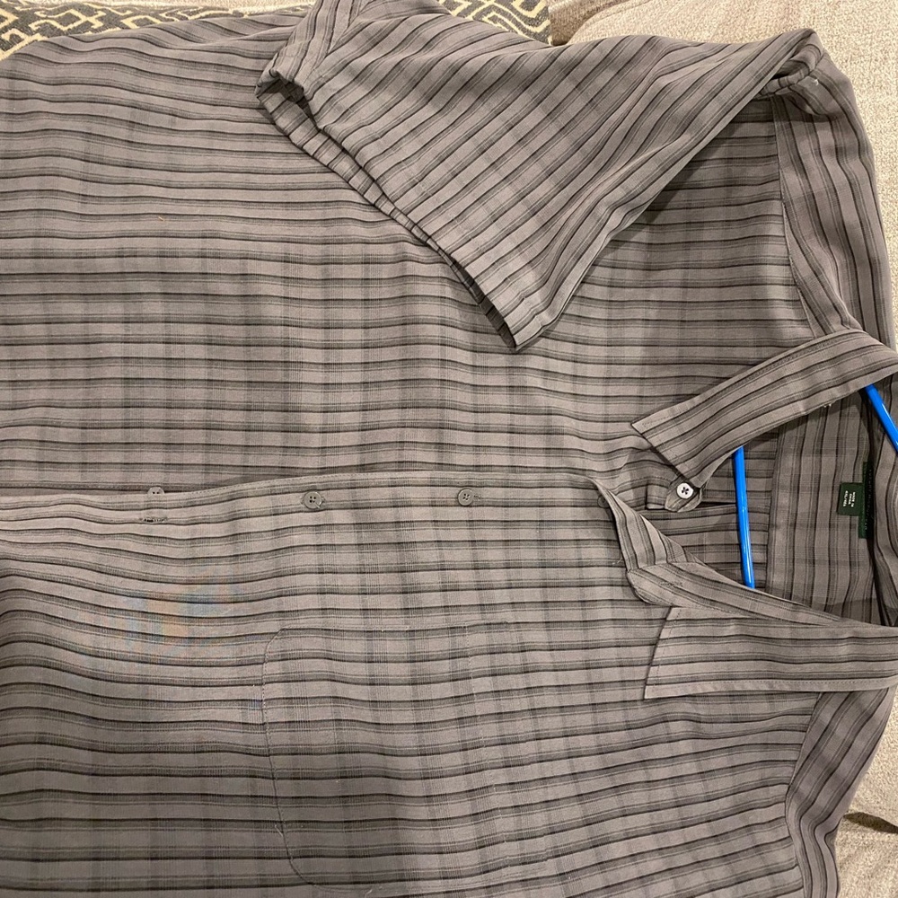 Striped big and tall shirt